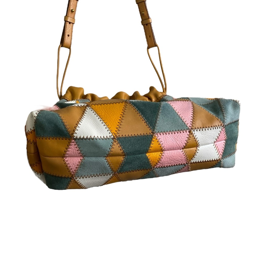 Fossil Tan and Pink Geometric Shoulder Bags - Picture 5 of 11